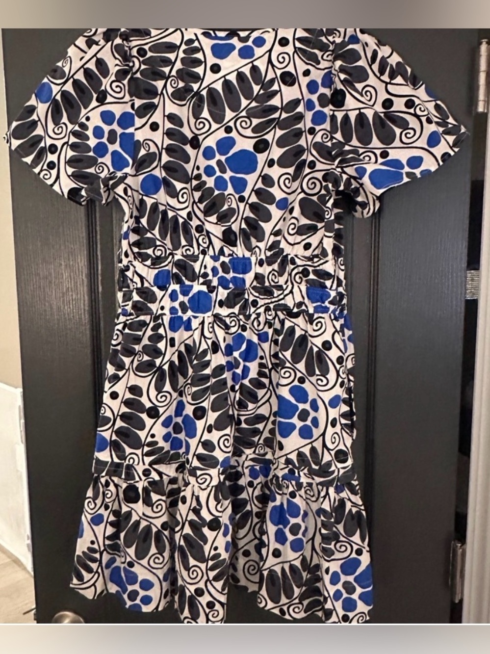 Anthropologie Somerset blue and black mini dress - Picture 4 of 4